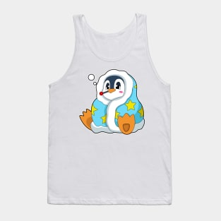Penguin with Clinical thermometer Tank Top